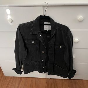 Unisex denim jacket with design